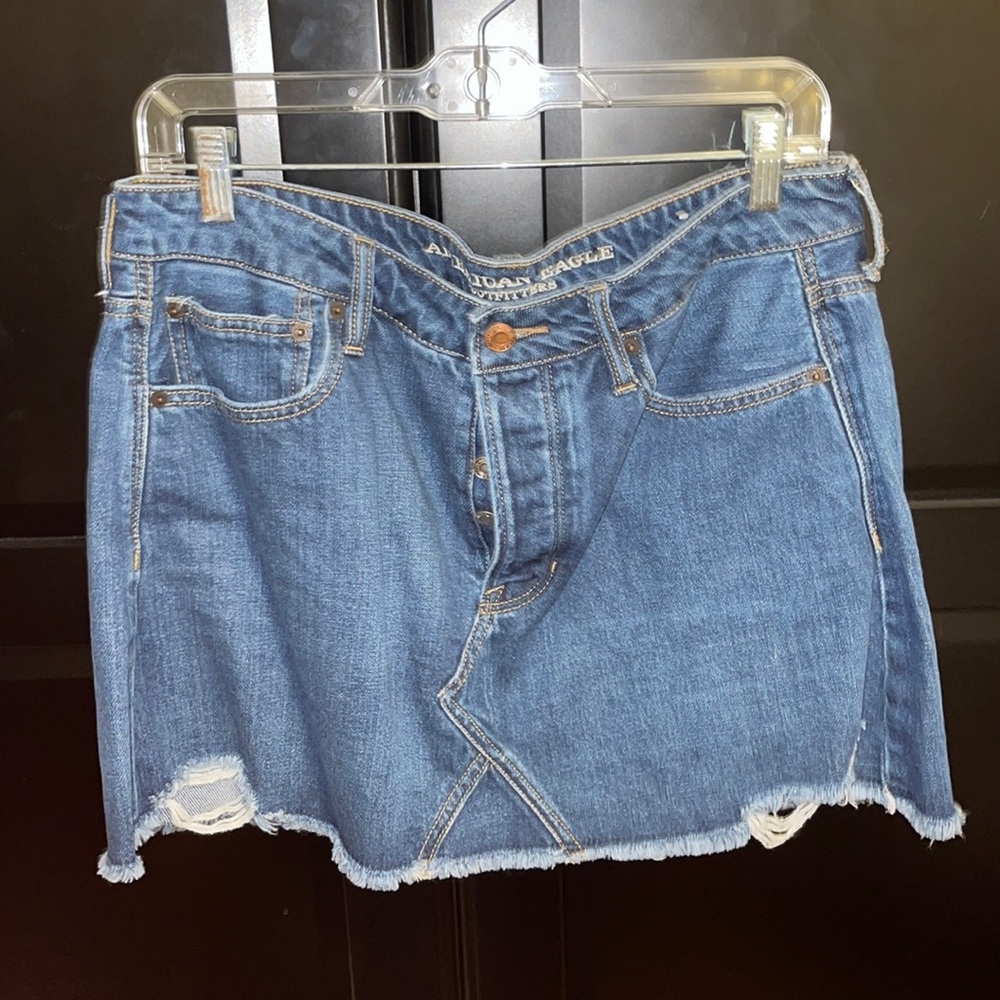 Denim Mini Skirt